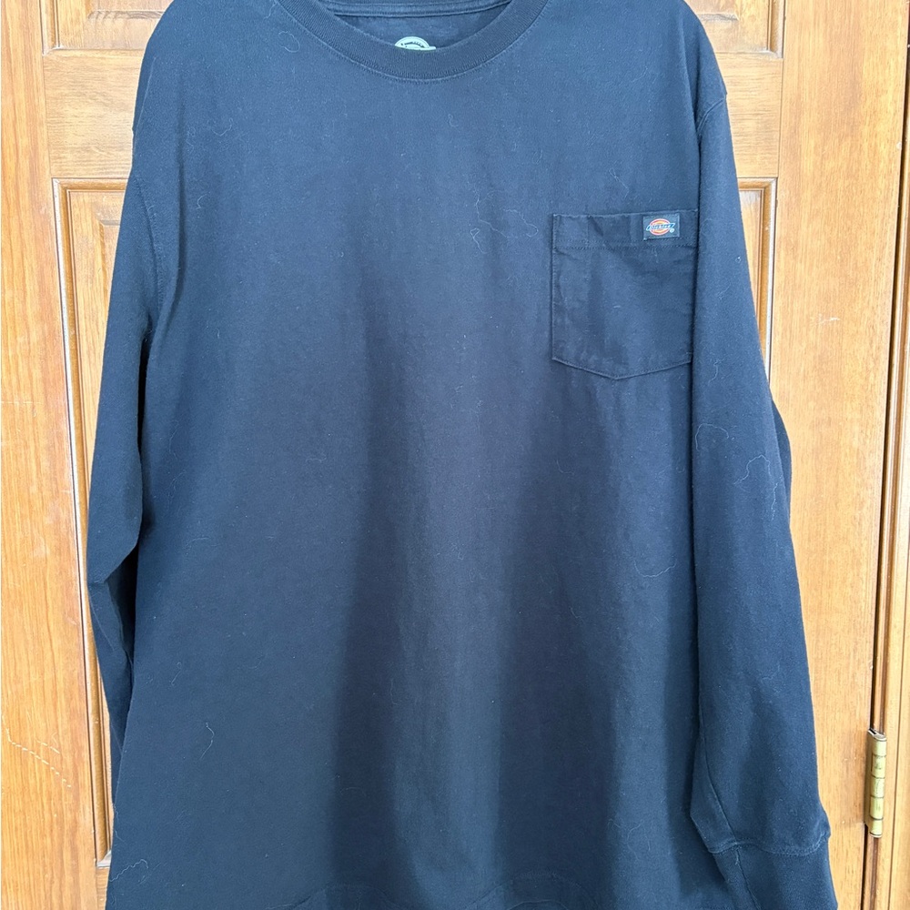 Dickies Men's Black Long Sleeve Tee